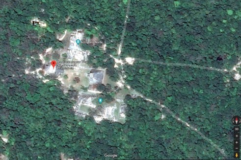 Screenshot of Jaguar Temple from Google Maps